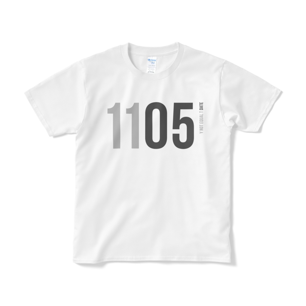 1105：WHITE：Y!=T DATE：T-Shirt