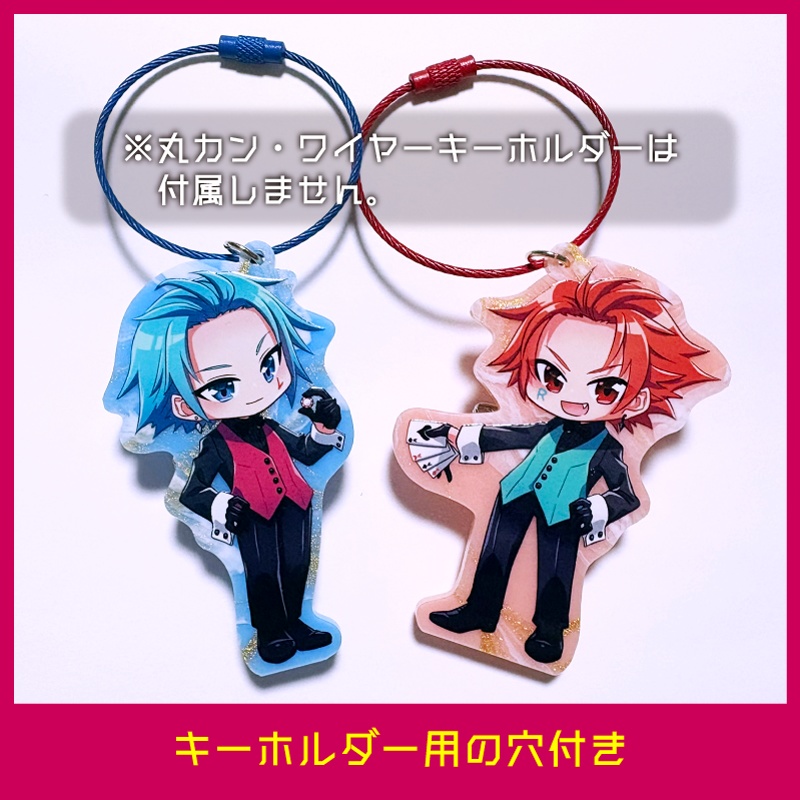 ジャック嬬武器アクリルバッジ