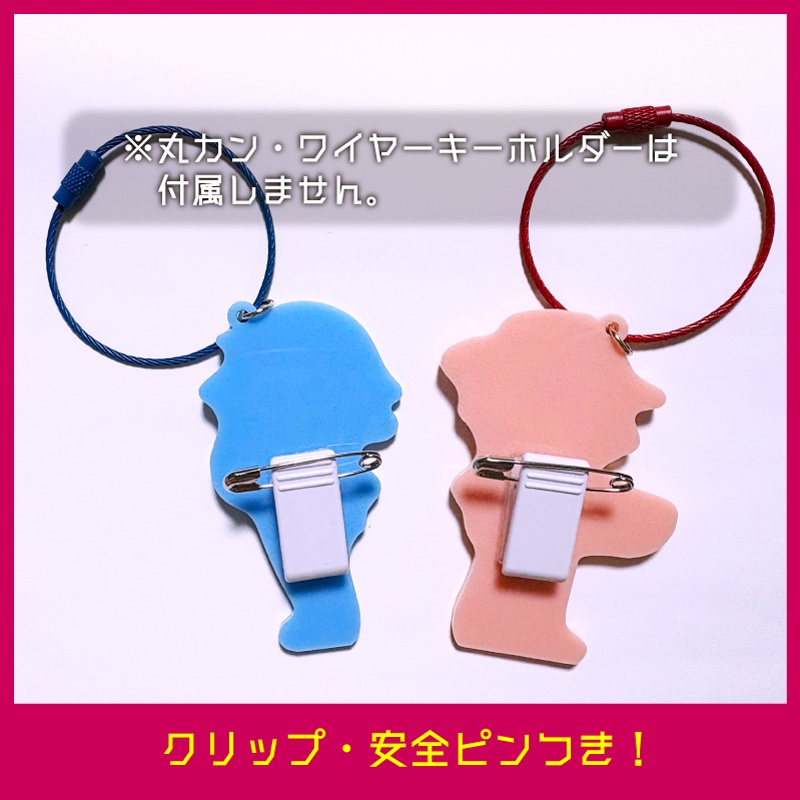 ジャック嬬武器アクリルバッジ