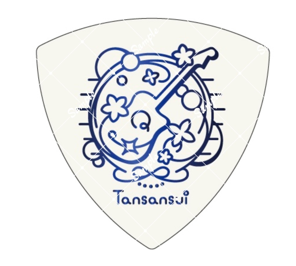 【新商品】🫧炭酸水シンボルロゴ入りギターピック(サイン入り)🎸𓂃◌𓂂