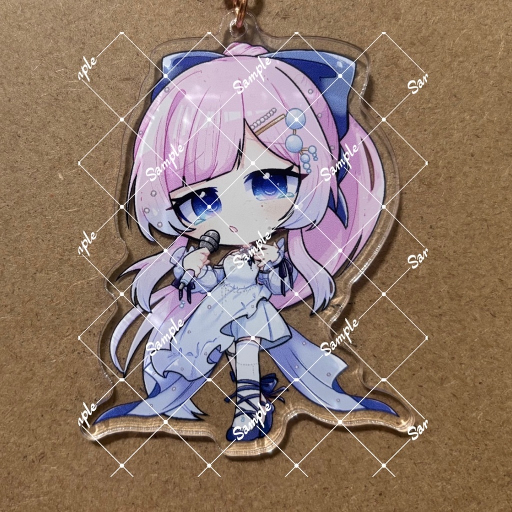 炭酸水新衣装アクリルキーホルダー🫧