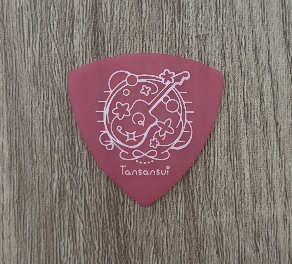 【新商品】🫧炭酸水シンボルロゴ入りギターピック(サイン入り)🎸𓂃◌𓂂