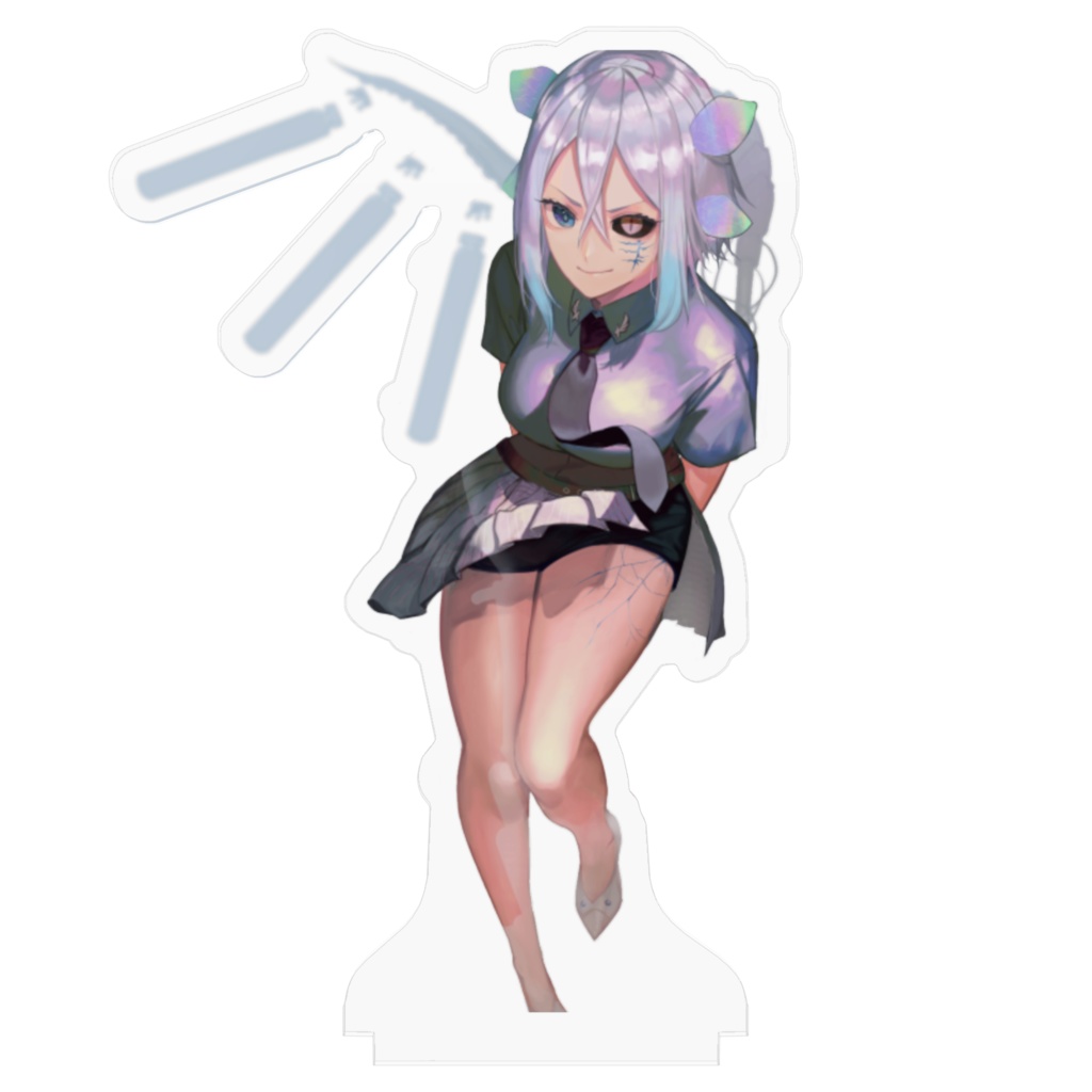 玉がらすアクリルフィギュア - 100x100mm