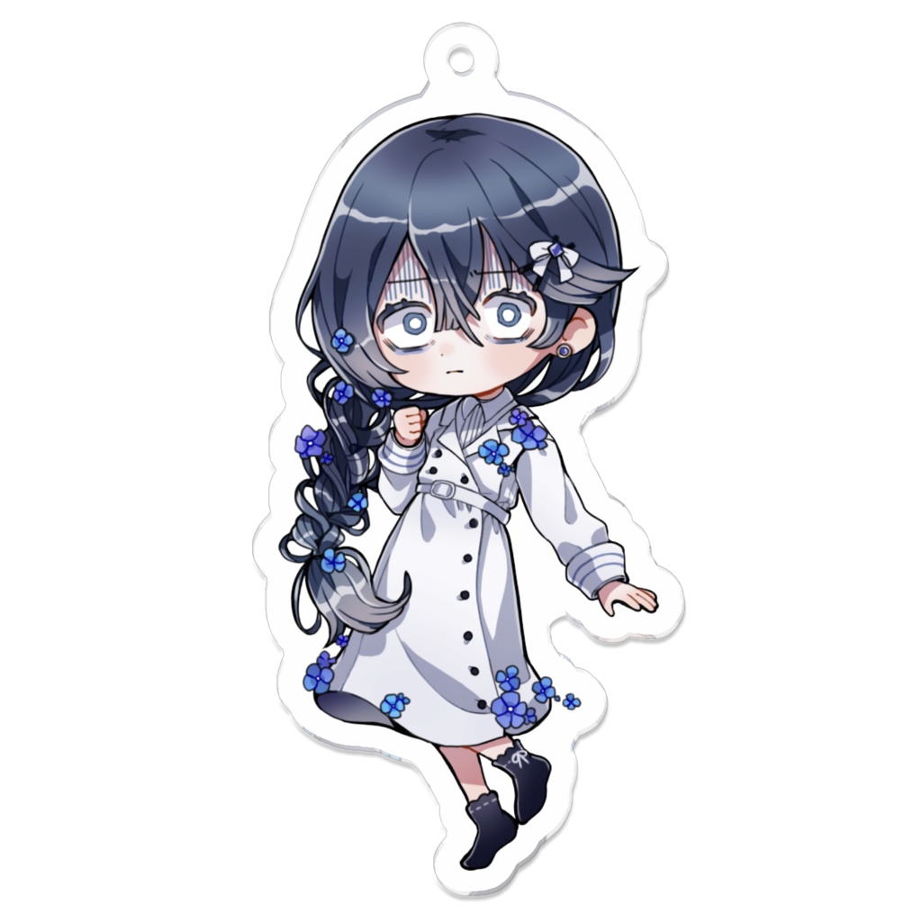 蒼白デフォ口ポンチョ無しSDアクリルキーホルダー