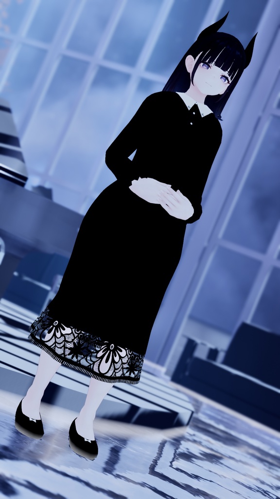 くろなつちゃん用 GOTHIC DRESS