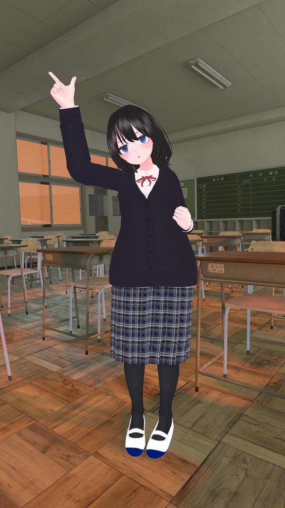 【セール中】桔梗ちゃん用 『丈の長い制服』school uniform