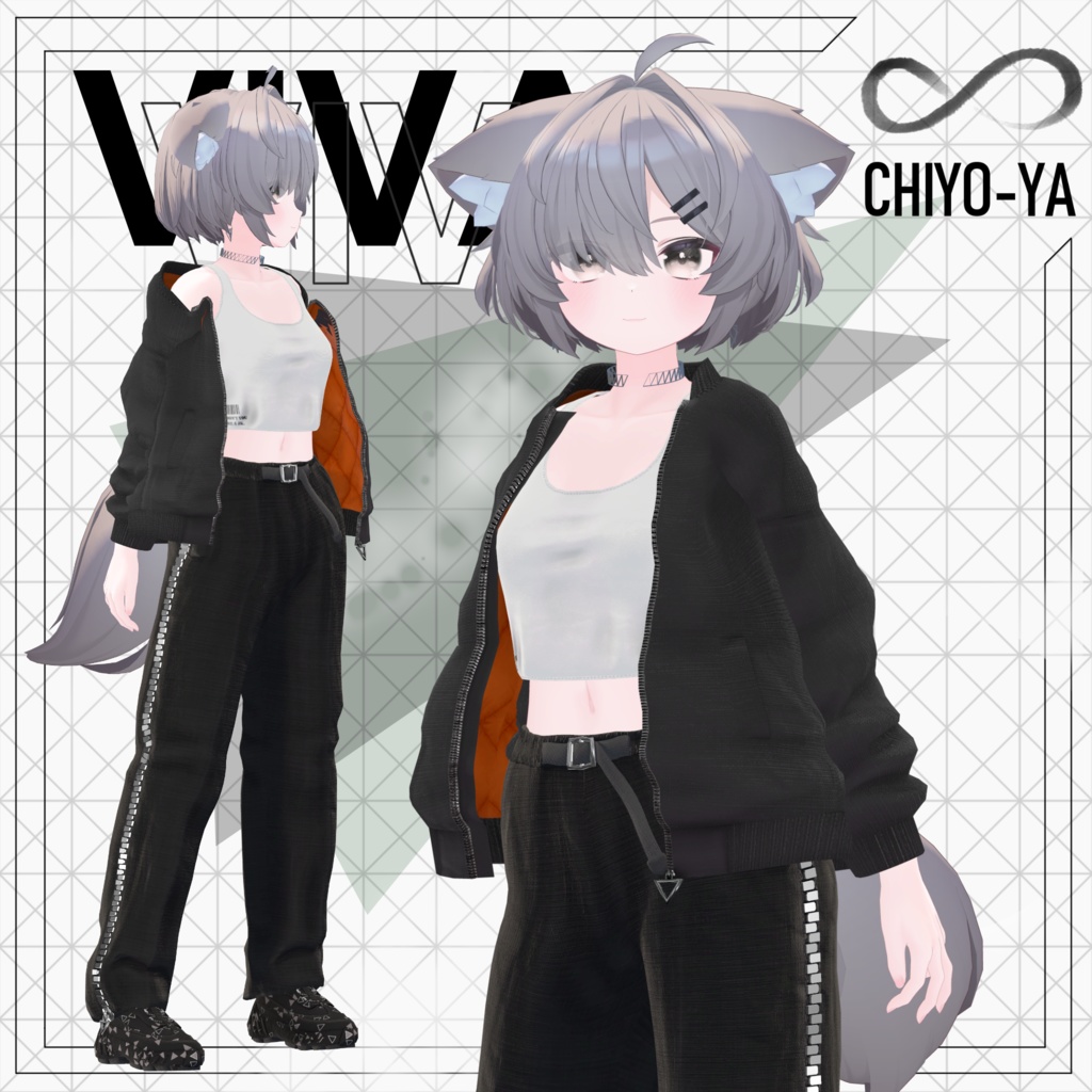 [複数アバター] MA-1 Jacket set 「VIVA」