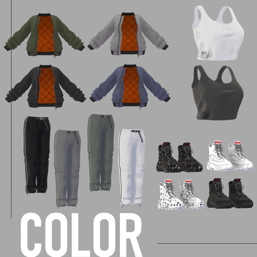 [複数アバター] MA-1 Jacket set 「VIVA」 缩略图 4