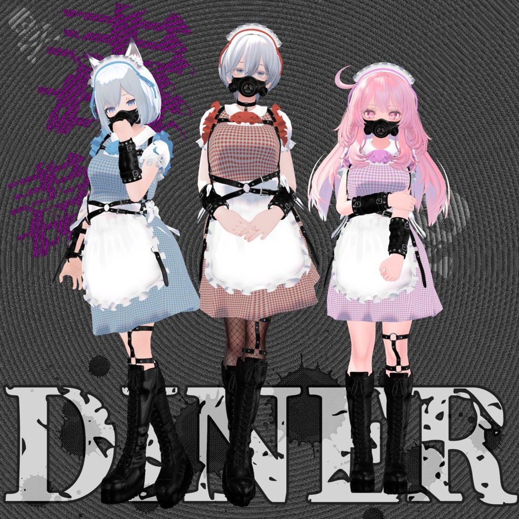 [7 Avater]メイド服【毒毒DINER】- Tactical Maid DOKUDOKU DINER