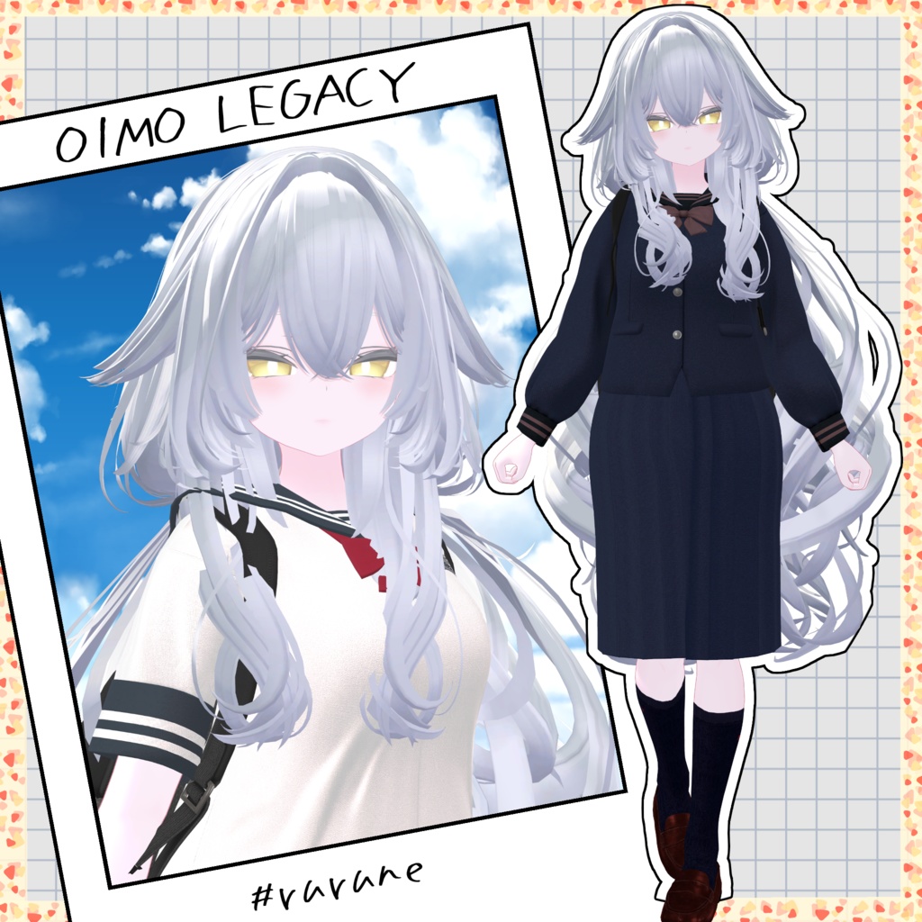 15 Avatar] OIMO Legacy おいもセーラー服 - ちよ屋 #chiyoya3D - BOOTH