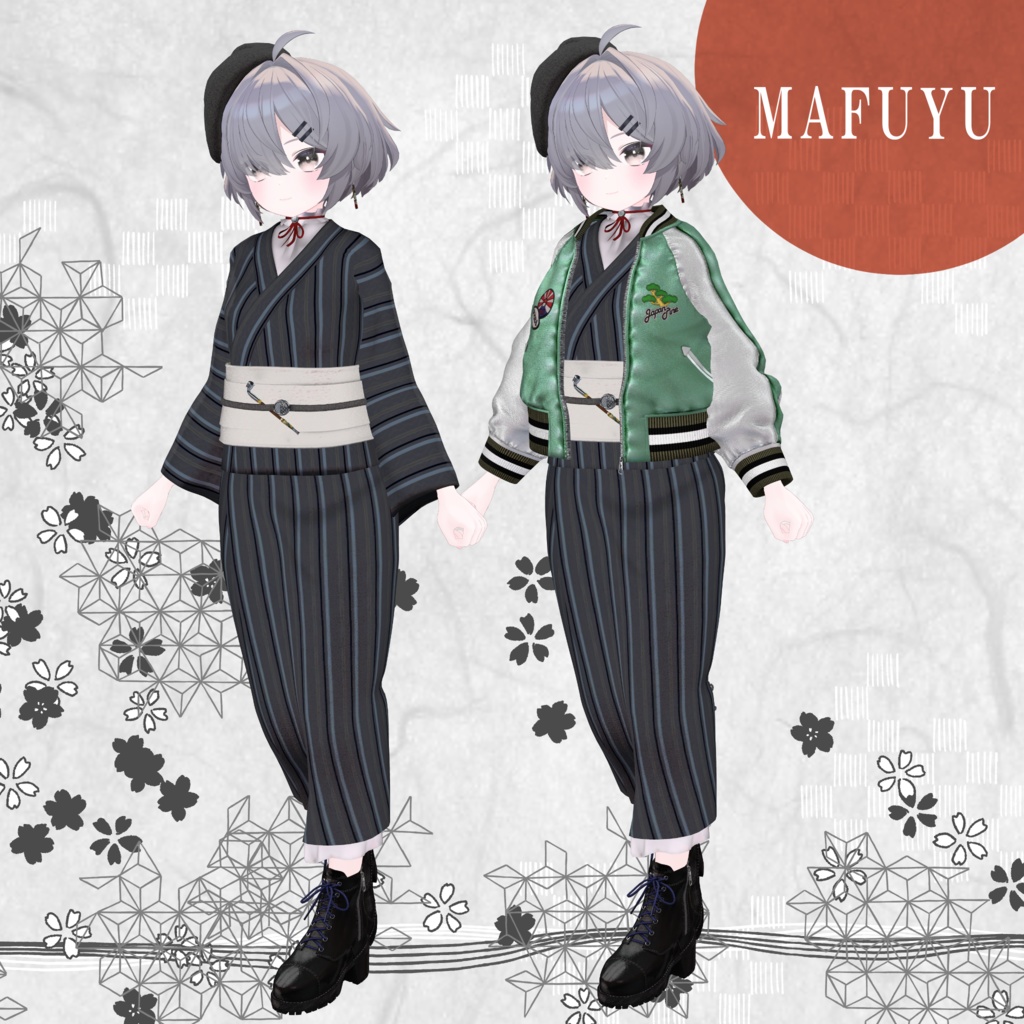 [14 Avatar] 和服xスカジャン『DON-DO FIRE』 缩略图 7