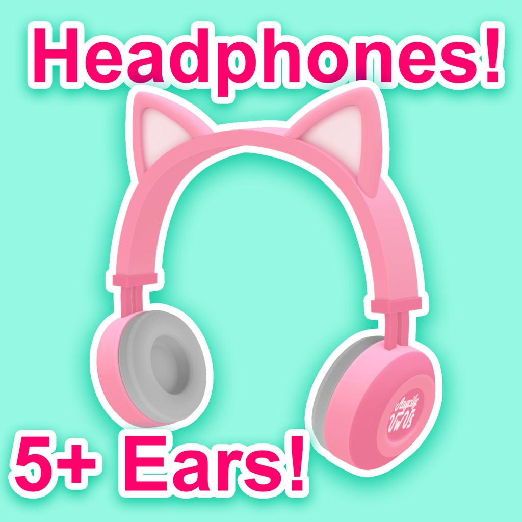 Vtuber Animal Ear Headphones