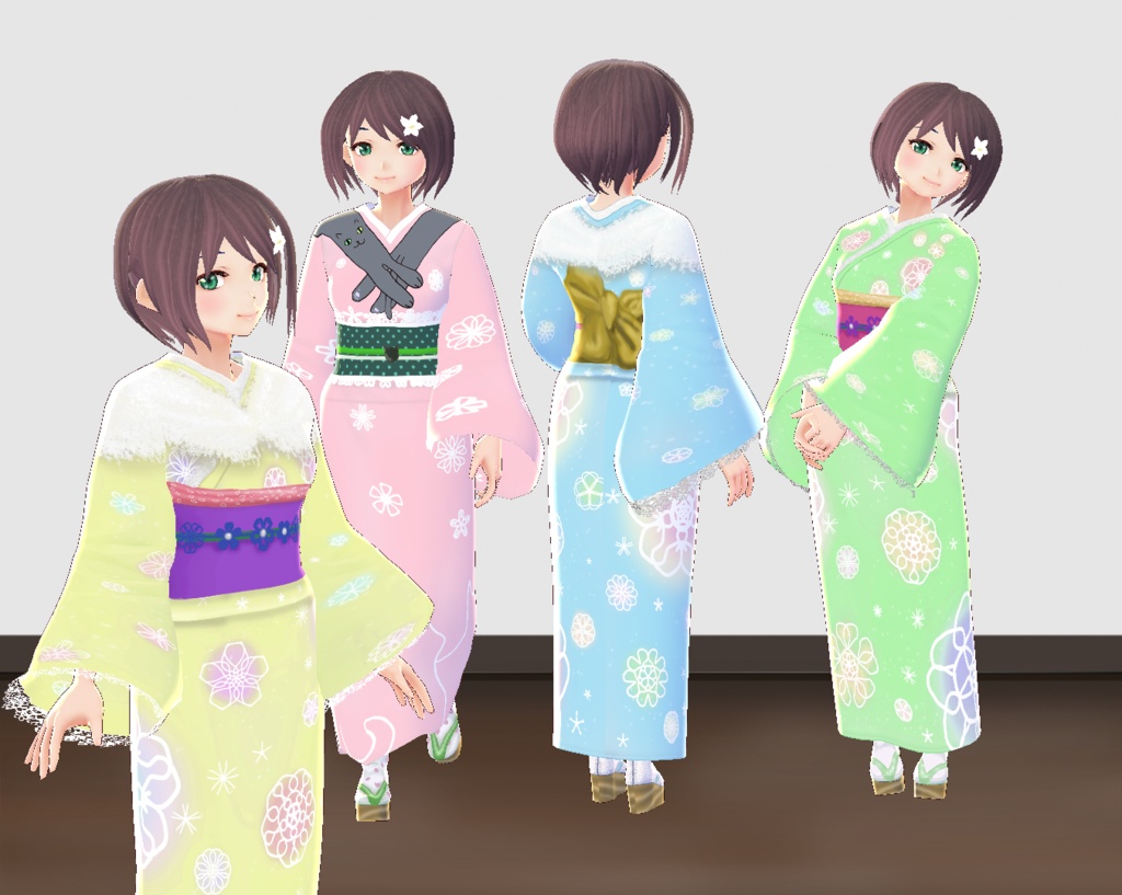 【VRoid】着物おまとめセット