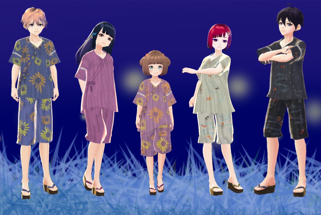 【VRoid】甚平セット