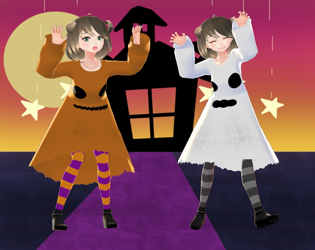 【VRoid】おばけワンピセット