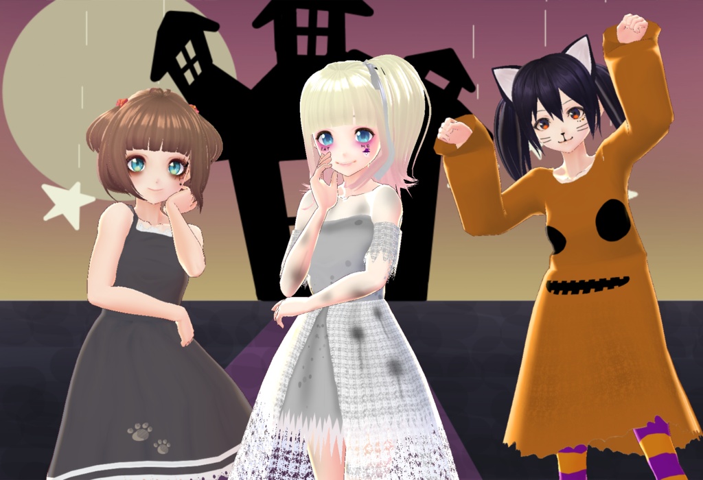 【VRoid/無料有】フェイスペイントセット