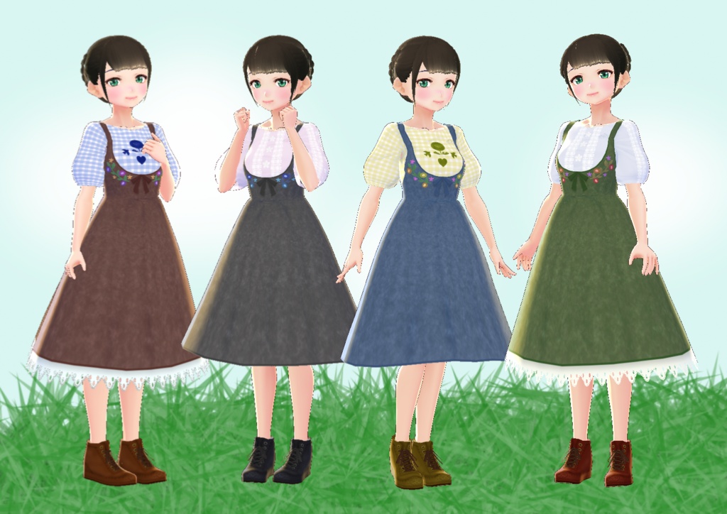 【VRoid】カントリー風セット