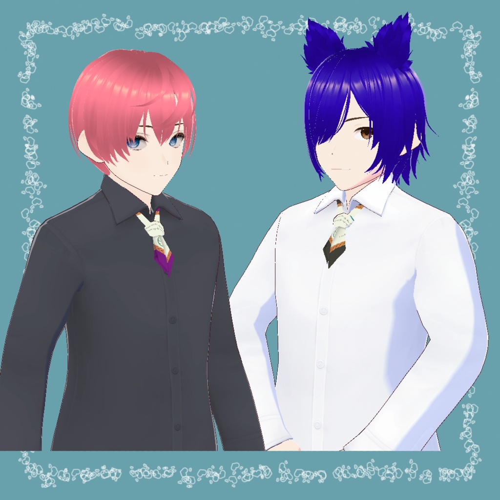 【VRoid】スカーフタイDセット(正式版)