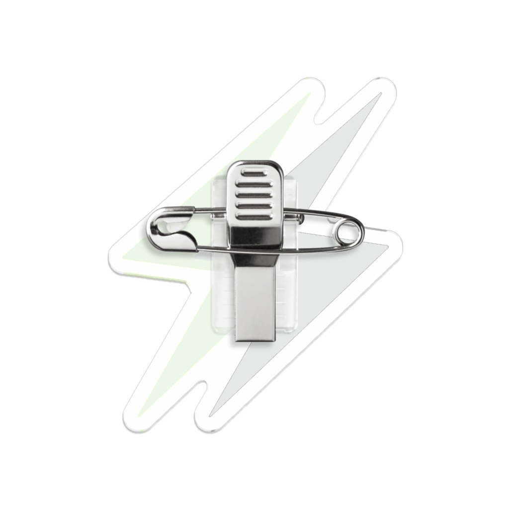 【ピンバッジ】ラズーネヘアピンモチーフ【1周年記念】