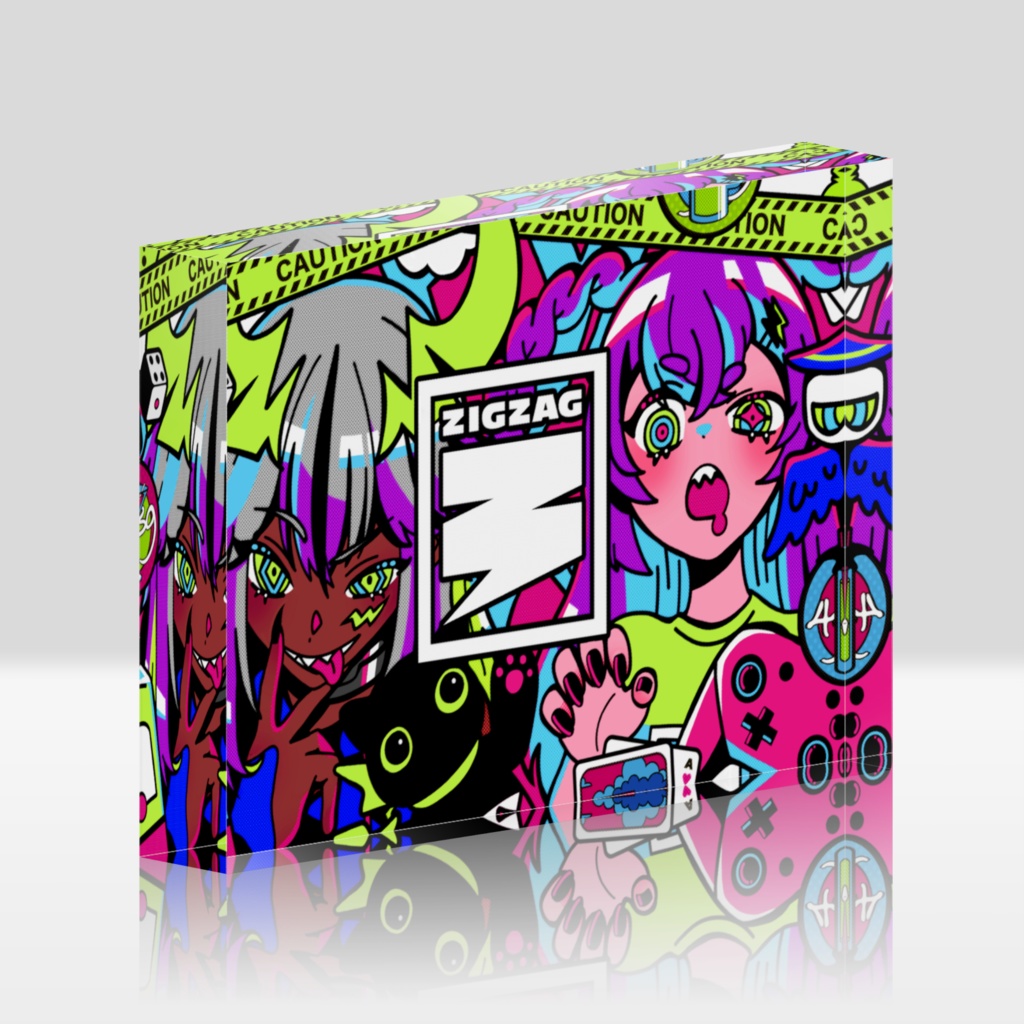 【BarZIGZAG2周年記念】オリジナルアクリルブロック