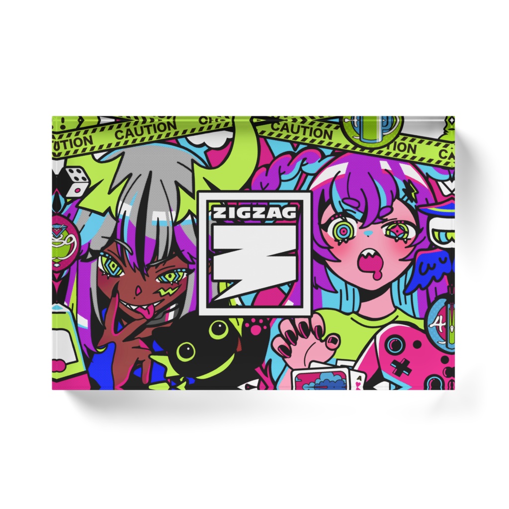 【BarZIGZAG2周年記念】オリジナルアクリルブロック