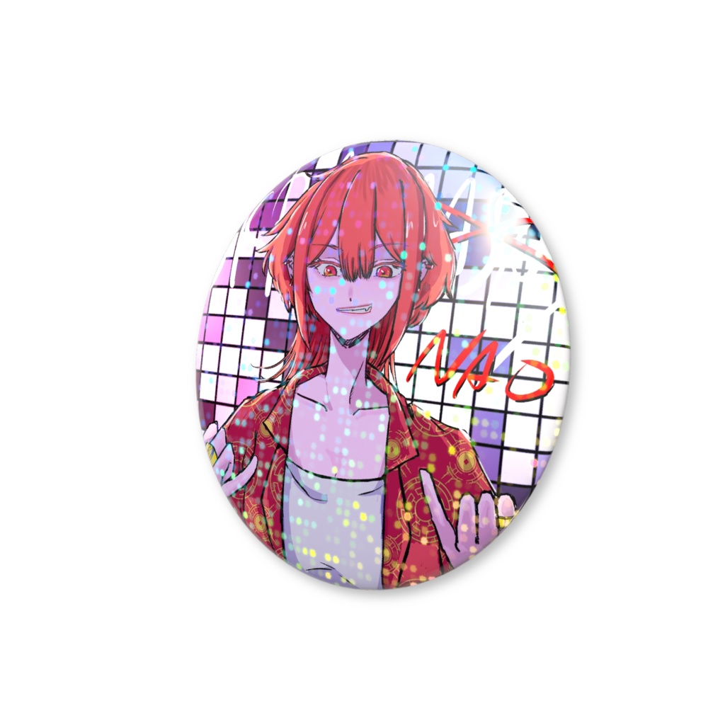 SKRANAO缶バッジ44mm(グリッター)