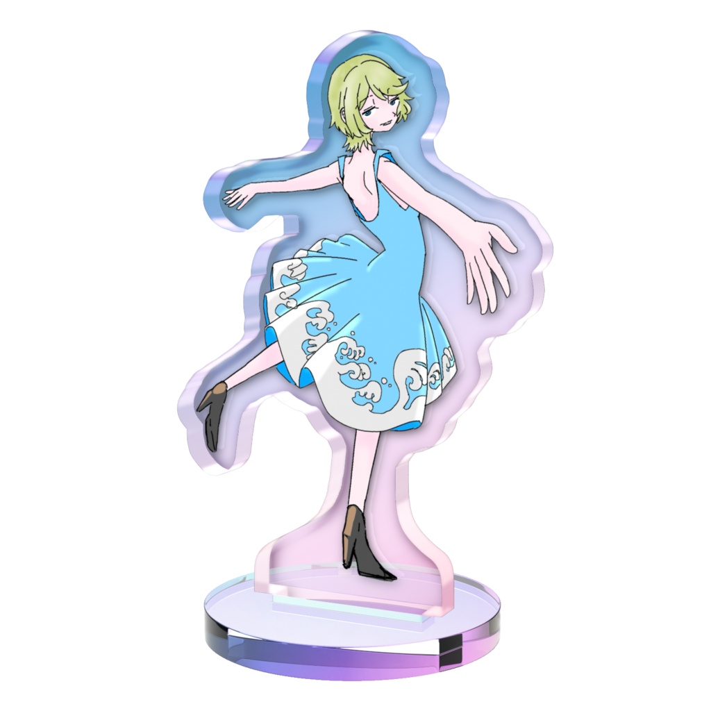 オーロラアクスタ オドラナイト “chalchiuhtlicue”