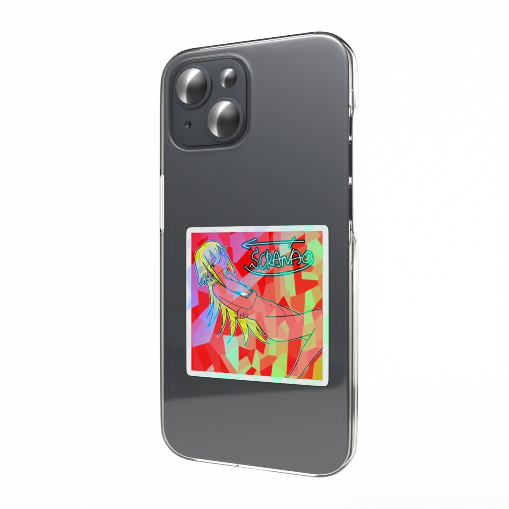 ホログラムスマホステッカー-S