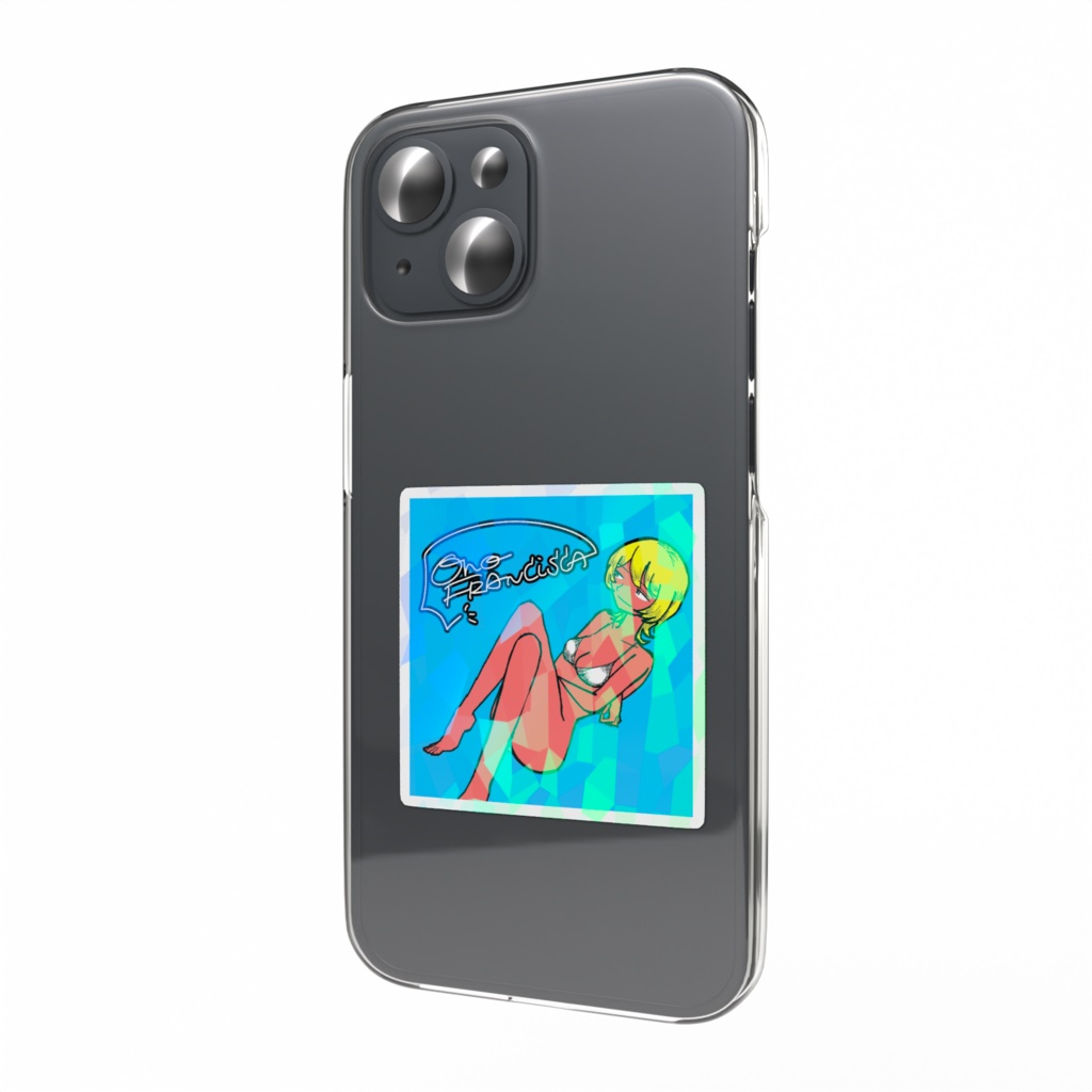 ホログラムスマホステッカー-F