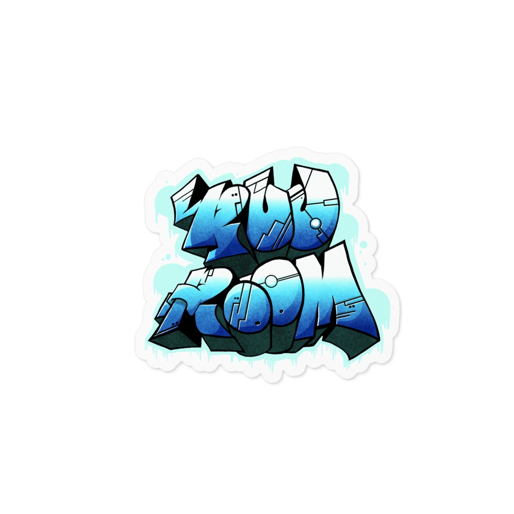 【RUUROOM】ロゴステッカー