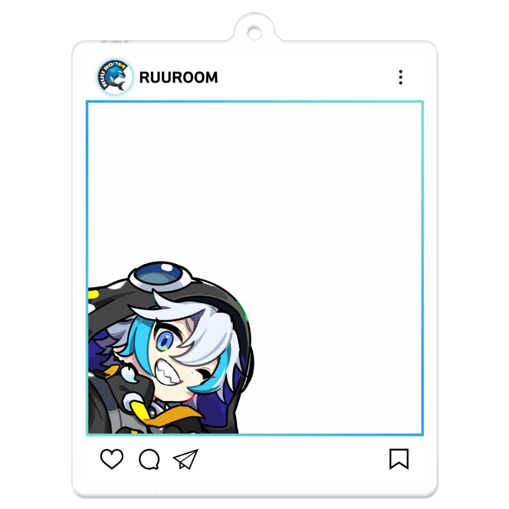 【RUUROOM】SNS風アクリルキーホルダー