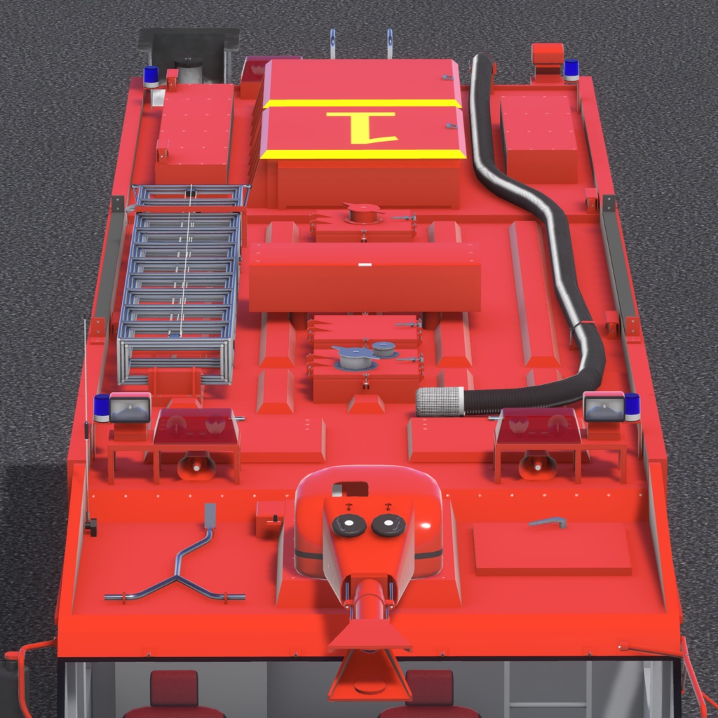 空港用大型化学消防車 TAF-125C