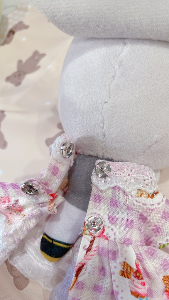 sweets 𖦊ワンピース(パープル)ヘアアクセ付