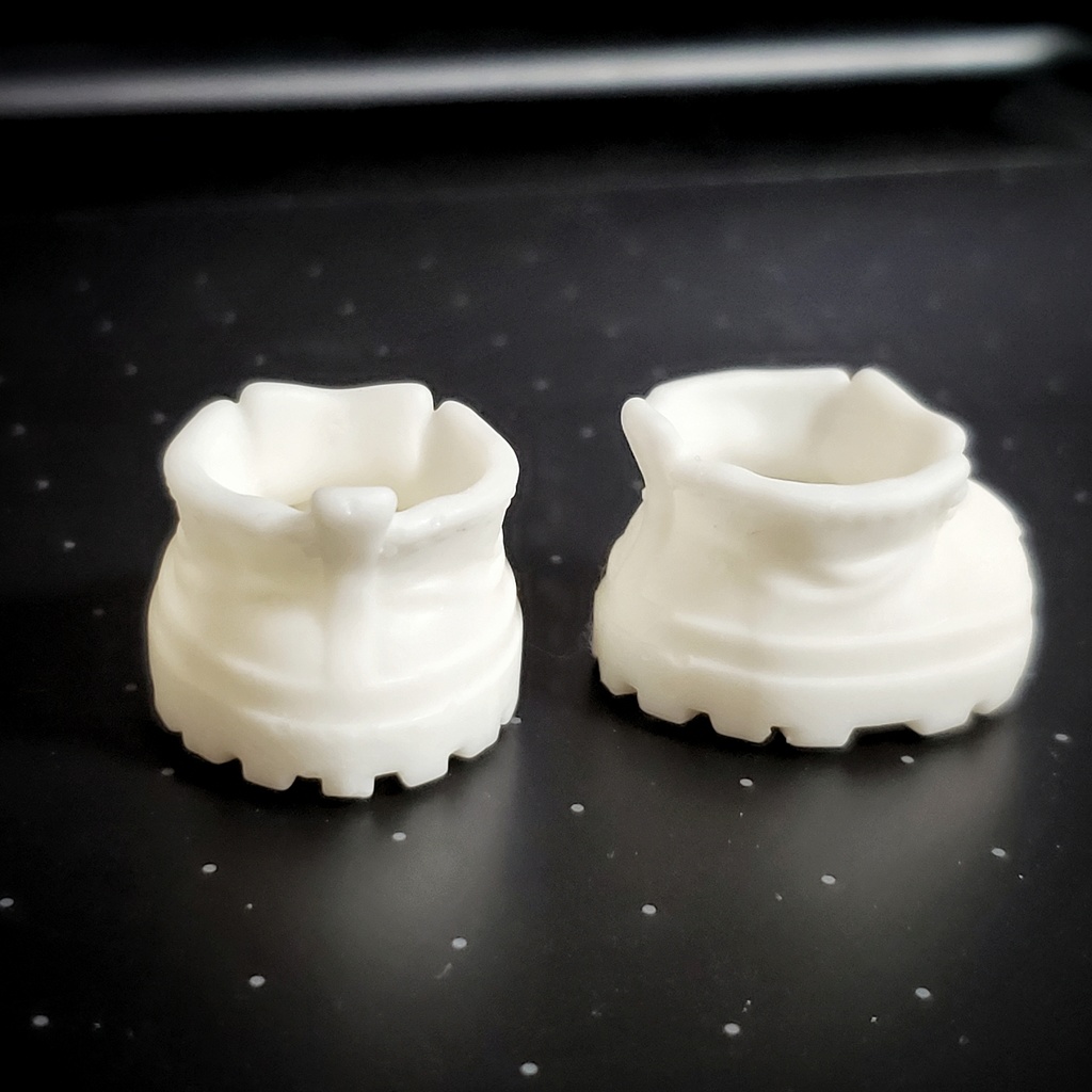 ホワイトぬいぐるみブーツ(10、16㎝サイズ向け)