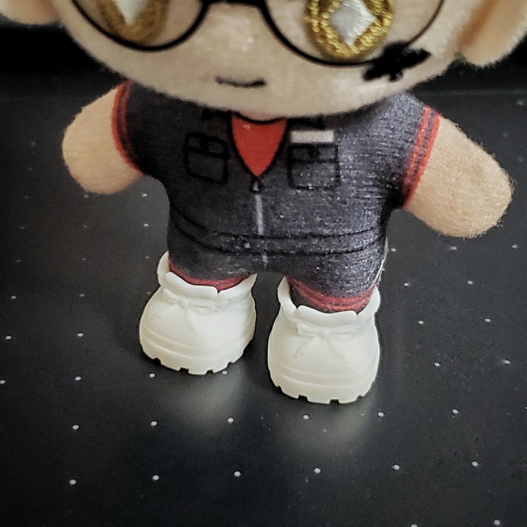 ホワイトぬいぐるみブーツ(10、16㎝サイズ向け)