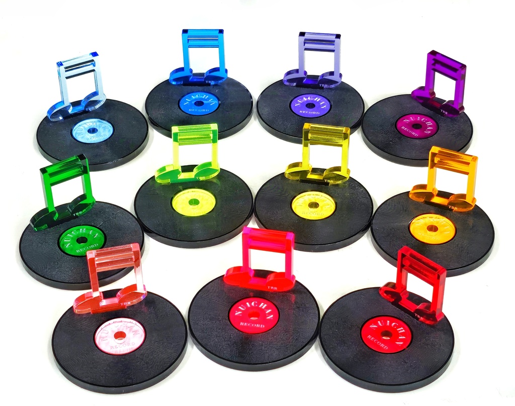レコード型ぬいぐるみスタンド(10㎝前後向け)