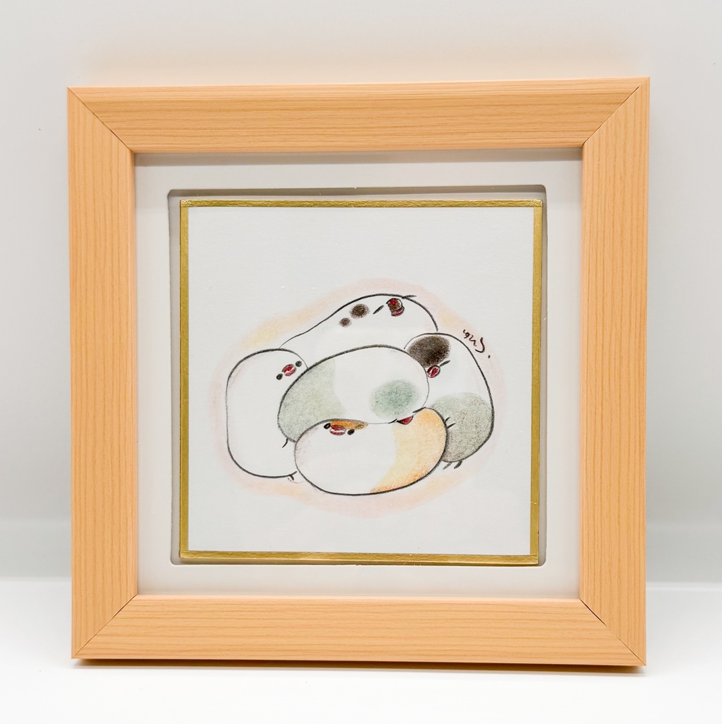 額入ミニ原画　ぶんちょのよせあつめ①