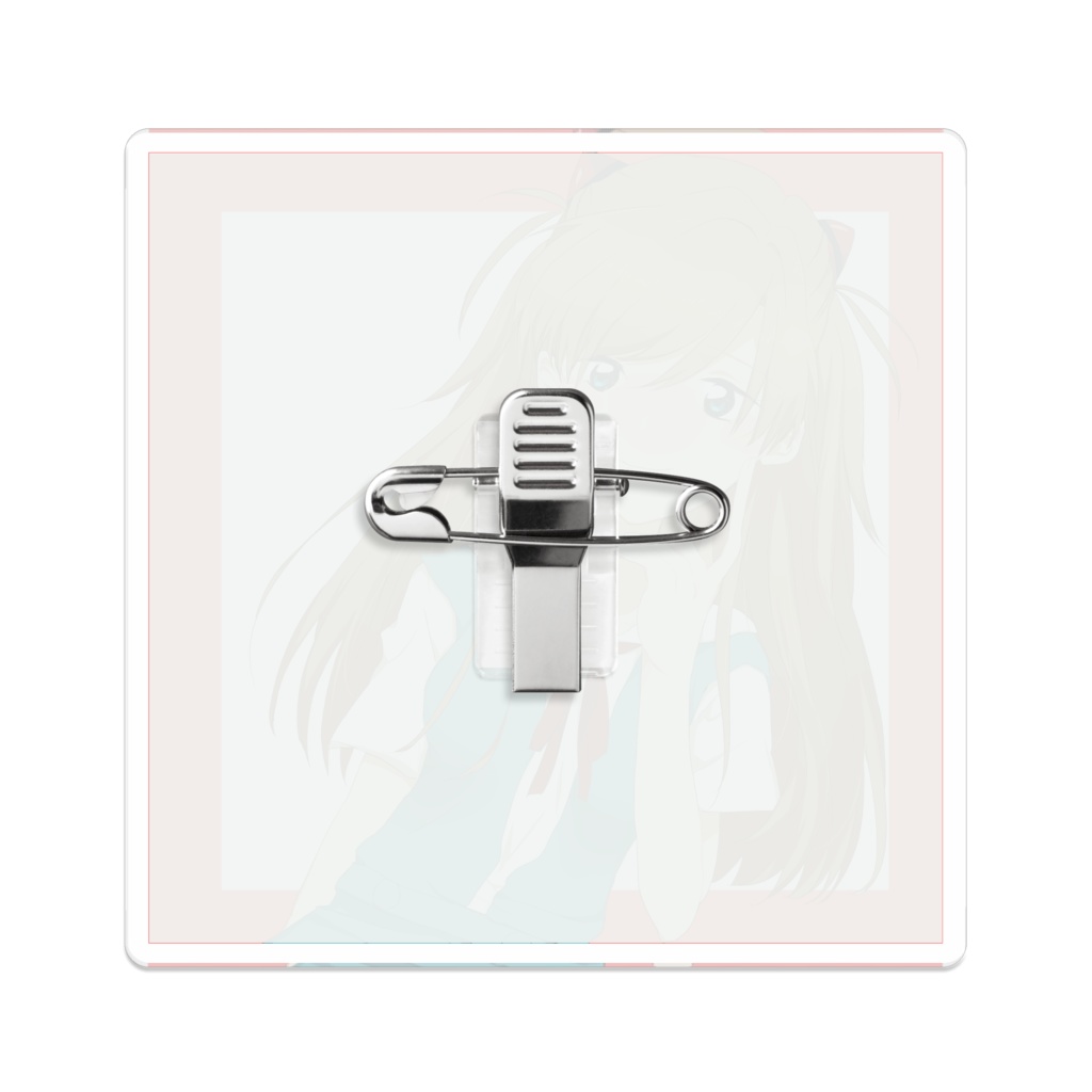 アスカちゃんアクリルバッジ