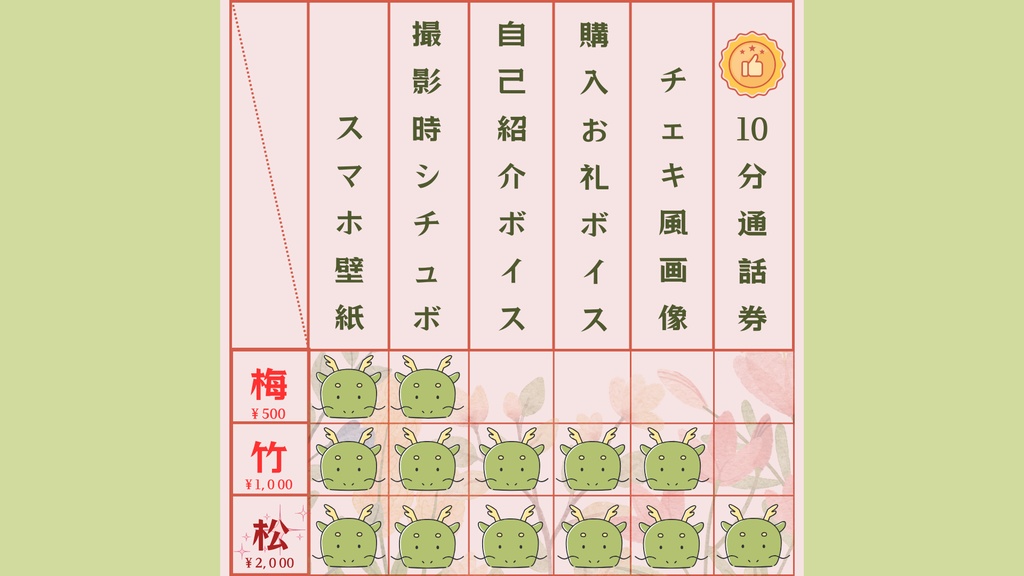雲柳傳りゅう デビュー記念コンテンツ