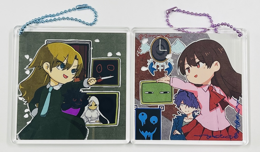 自立アクリルキーホルダー