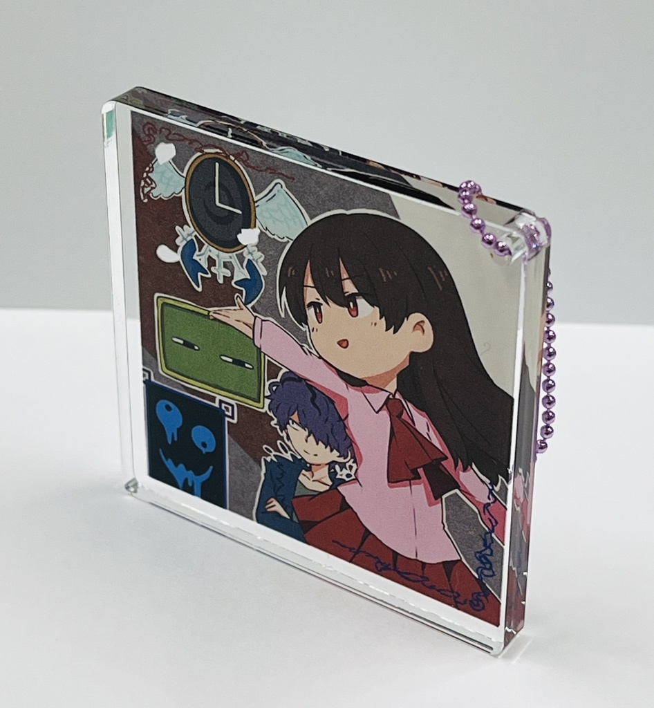 自立アクリルキーホルダー