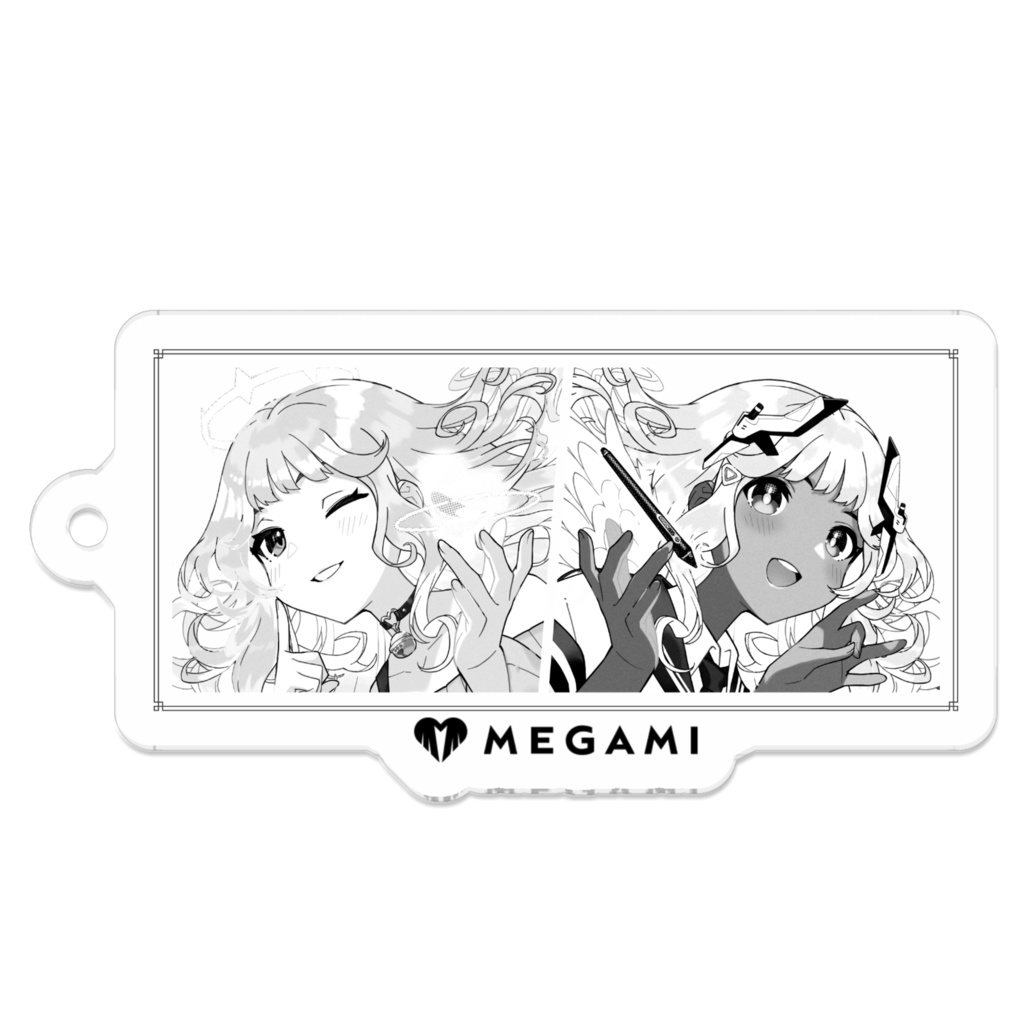 MEGAMI アクリルキーホルダー004