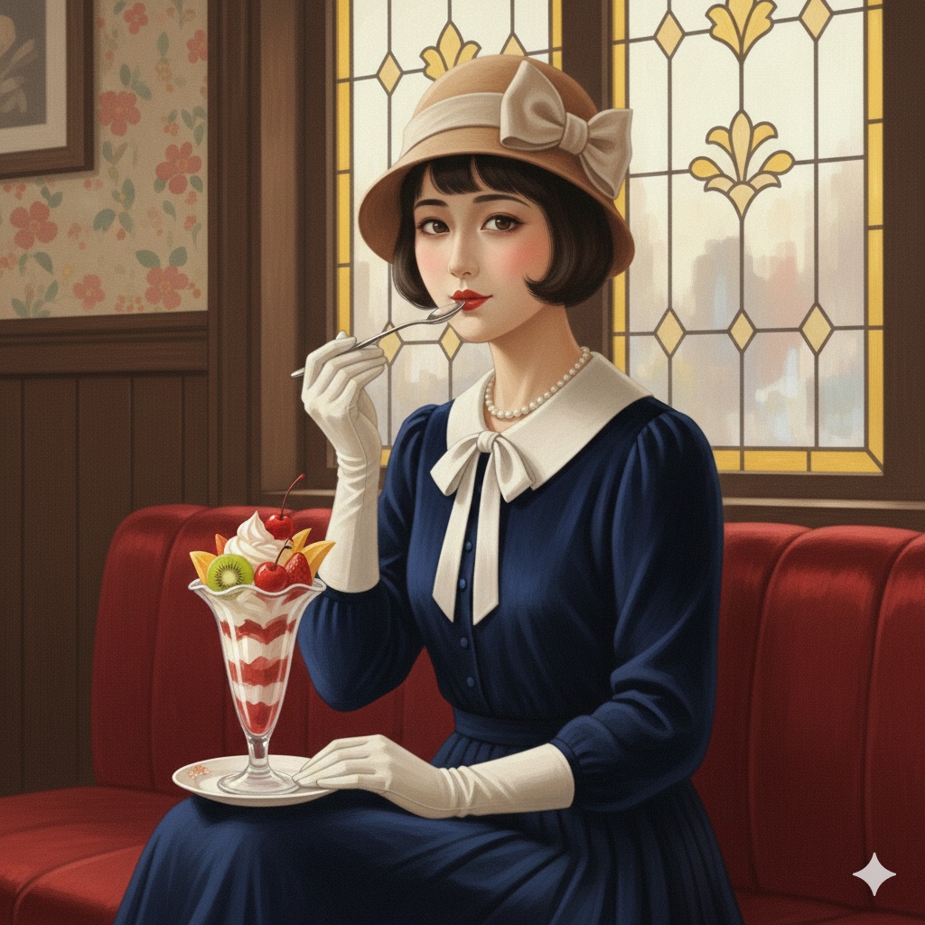 大正モダンガール　#0001