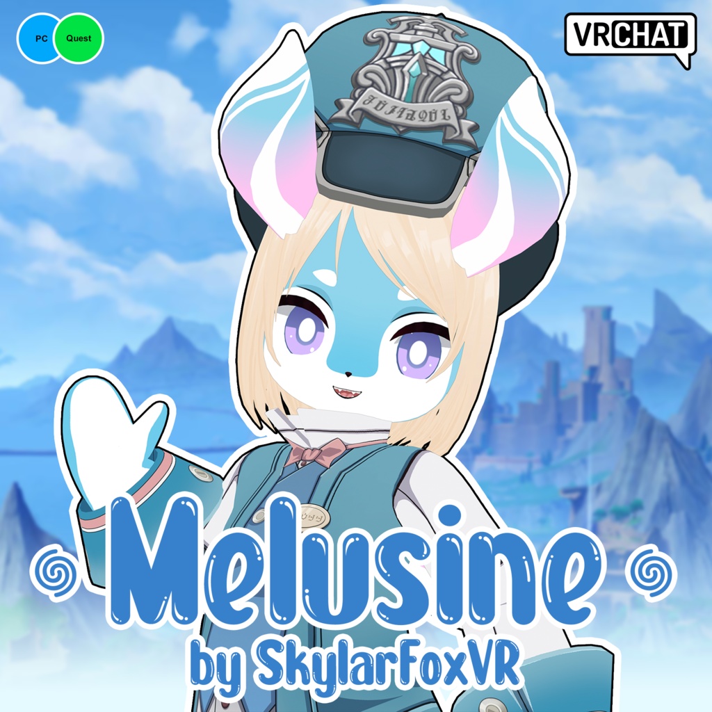 [VRChat] Melusine - Genshin Impact, Avatar Base Pack