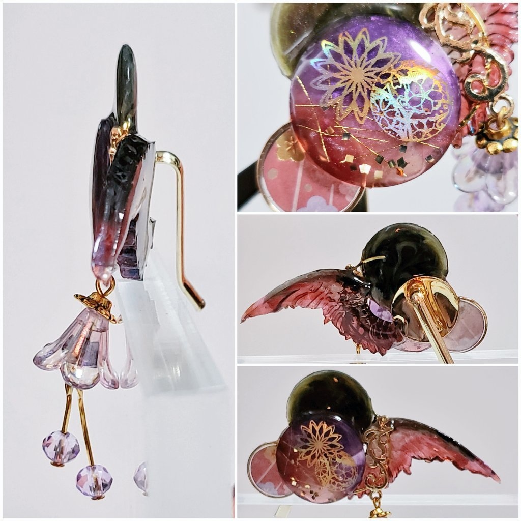 【ポニーフック·ピアス·イヤリング】天狗シリーズ