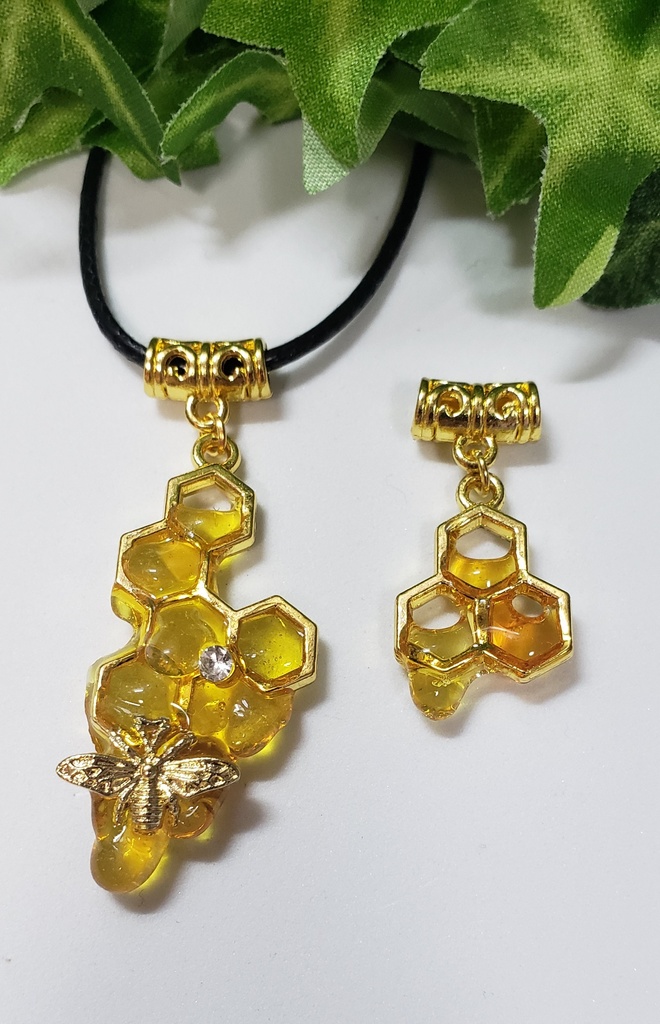 とろとろ蜂蜜ペンダント【大·小】