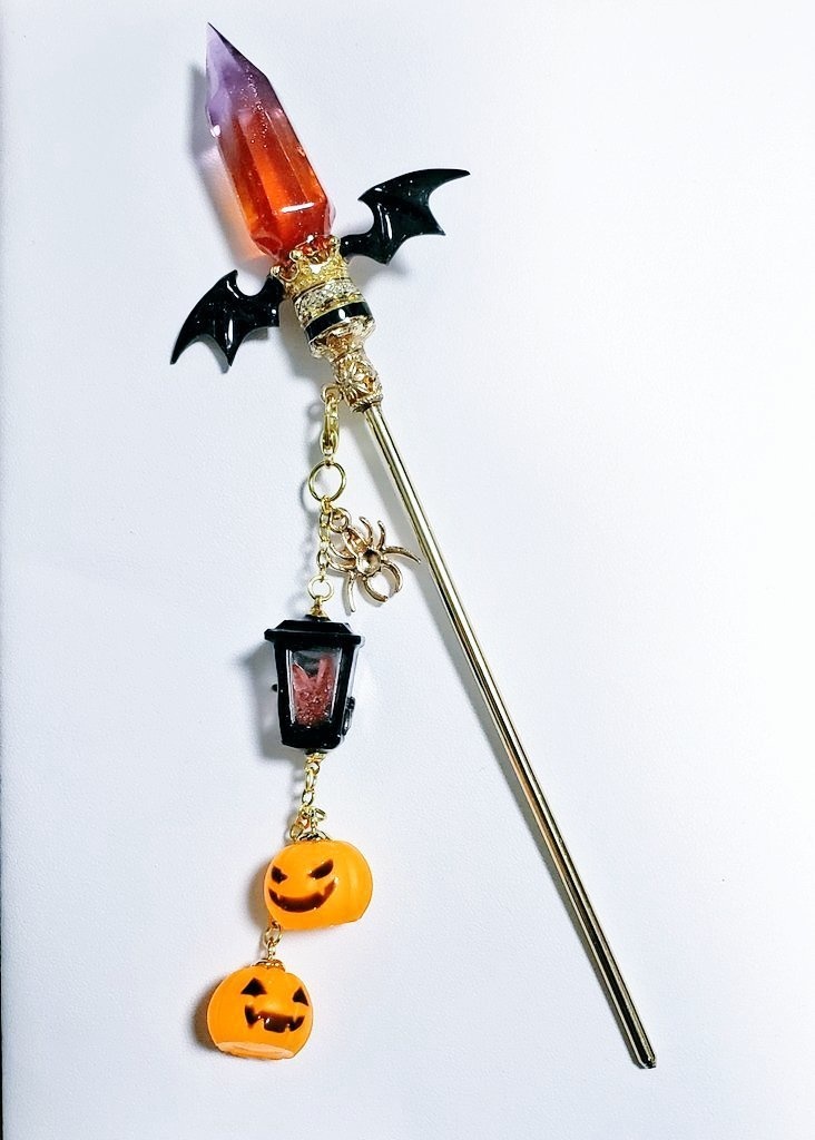 【かんざし】ハロウィン