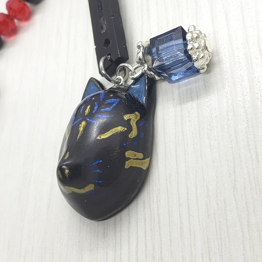 狐面 ストラップ 刀剣乱舞 【古備前組イメージ】