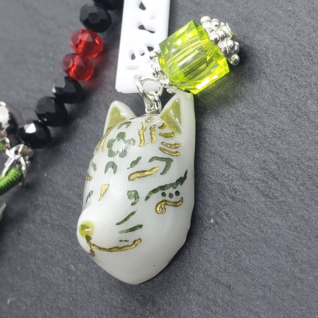 狐面 ストラップ 刀剣乱舞 【古備前組イメージ】