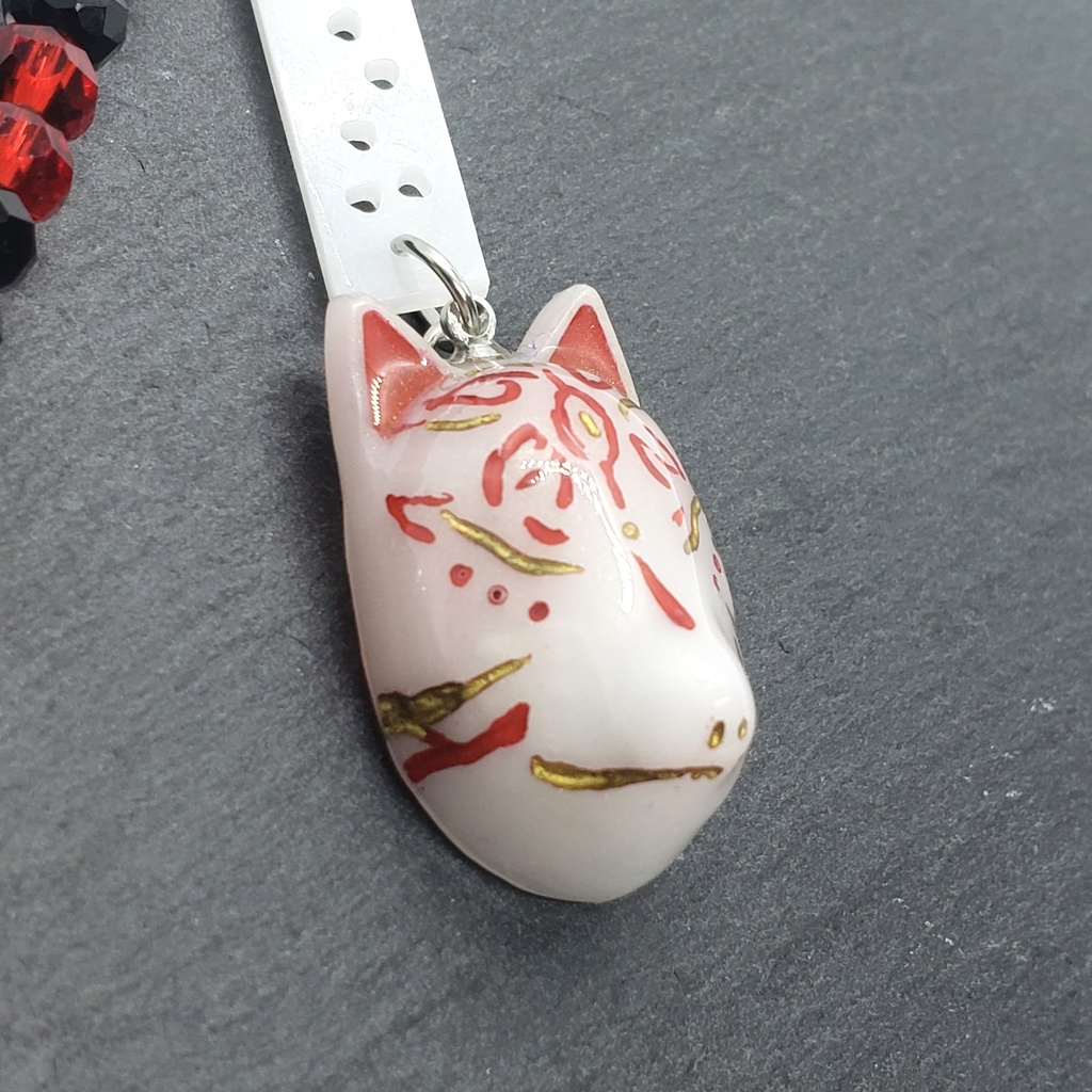 狐面 ストラップ 刀剣乱舞 【古備前組イメージ】